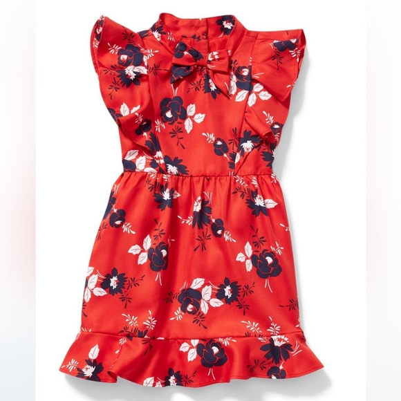 Janie and Jack Floral Chiffon Dress - Picture 1 of 5